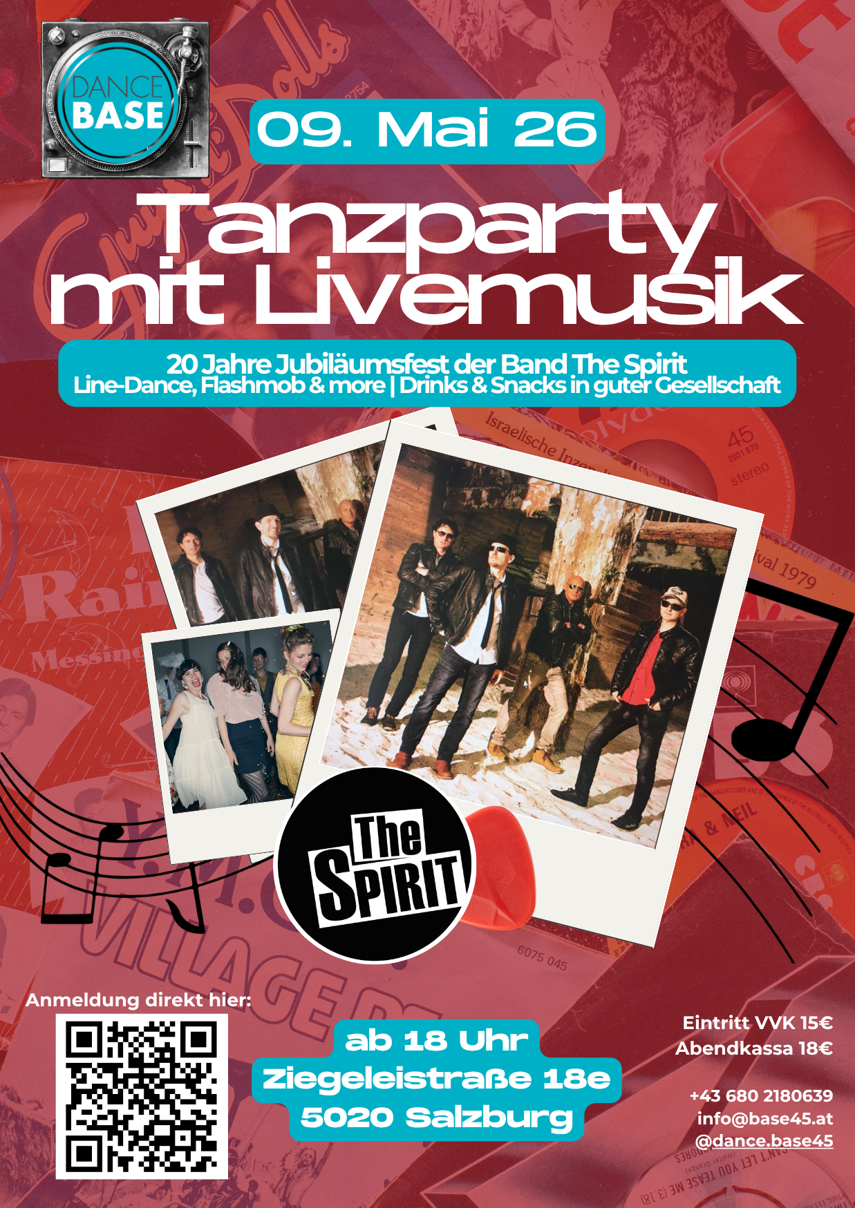Ein Beispiel Bild für das Event The Spirit Tanzabend mit Live Musik.