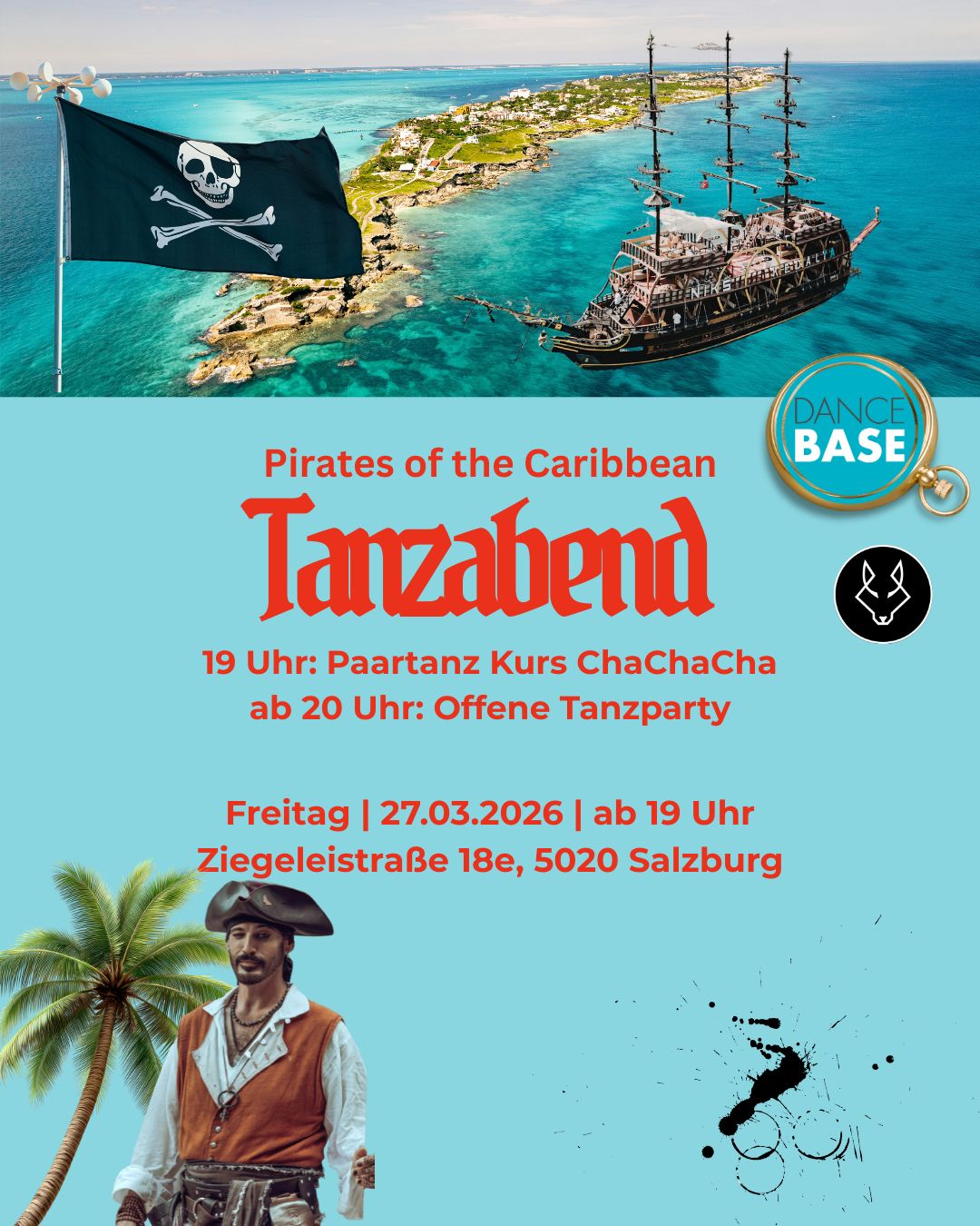 Ein Beispiel Bild für das Event Pirates of the Caribbean Tanzabend.