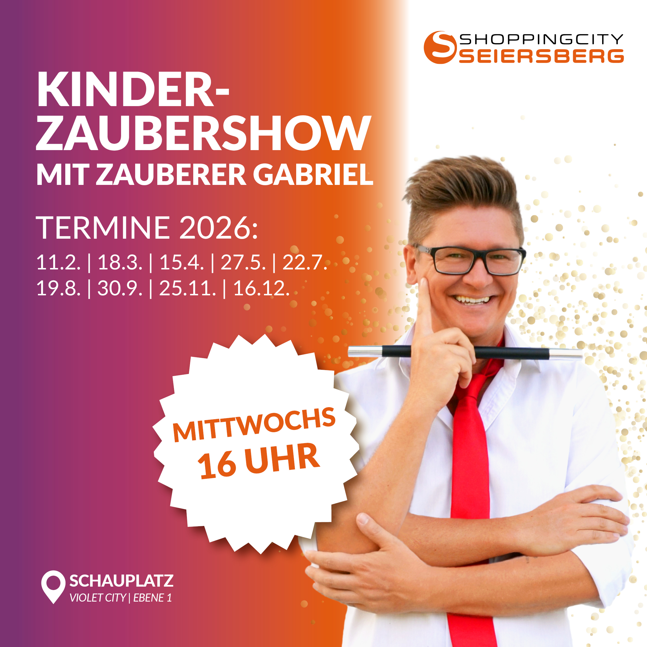Ein Beispiel Bild für das Event Zaubershow für Kinder.